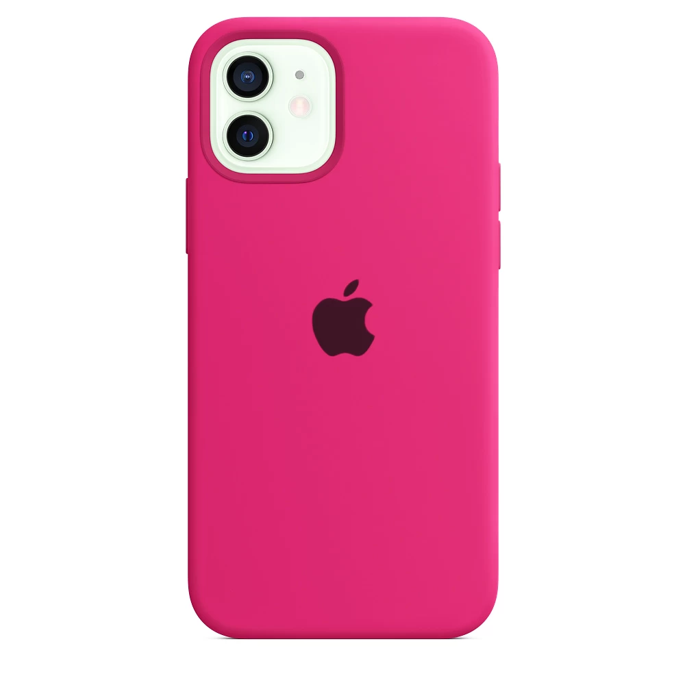 Силиконовый Чехол Накладка Silicone Case для iPhone 12 Mini Shiny Pink