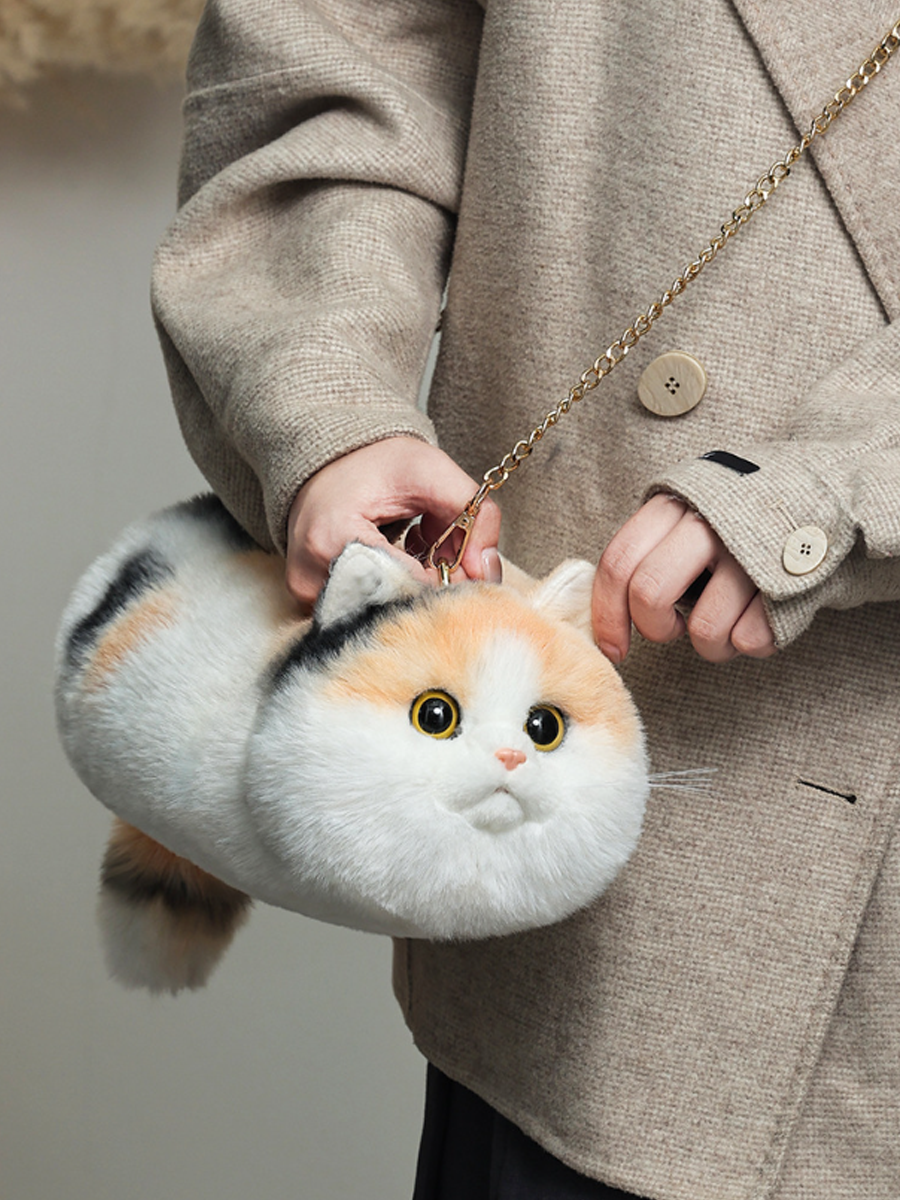 Сумка плюшевая женская в форме кошки (545778) - фото 7 Сумка плюшевая женская в форме кошки (545778) - фото 7
