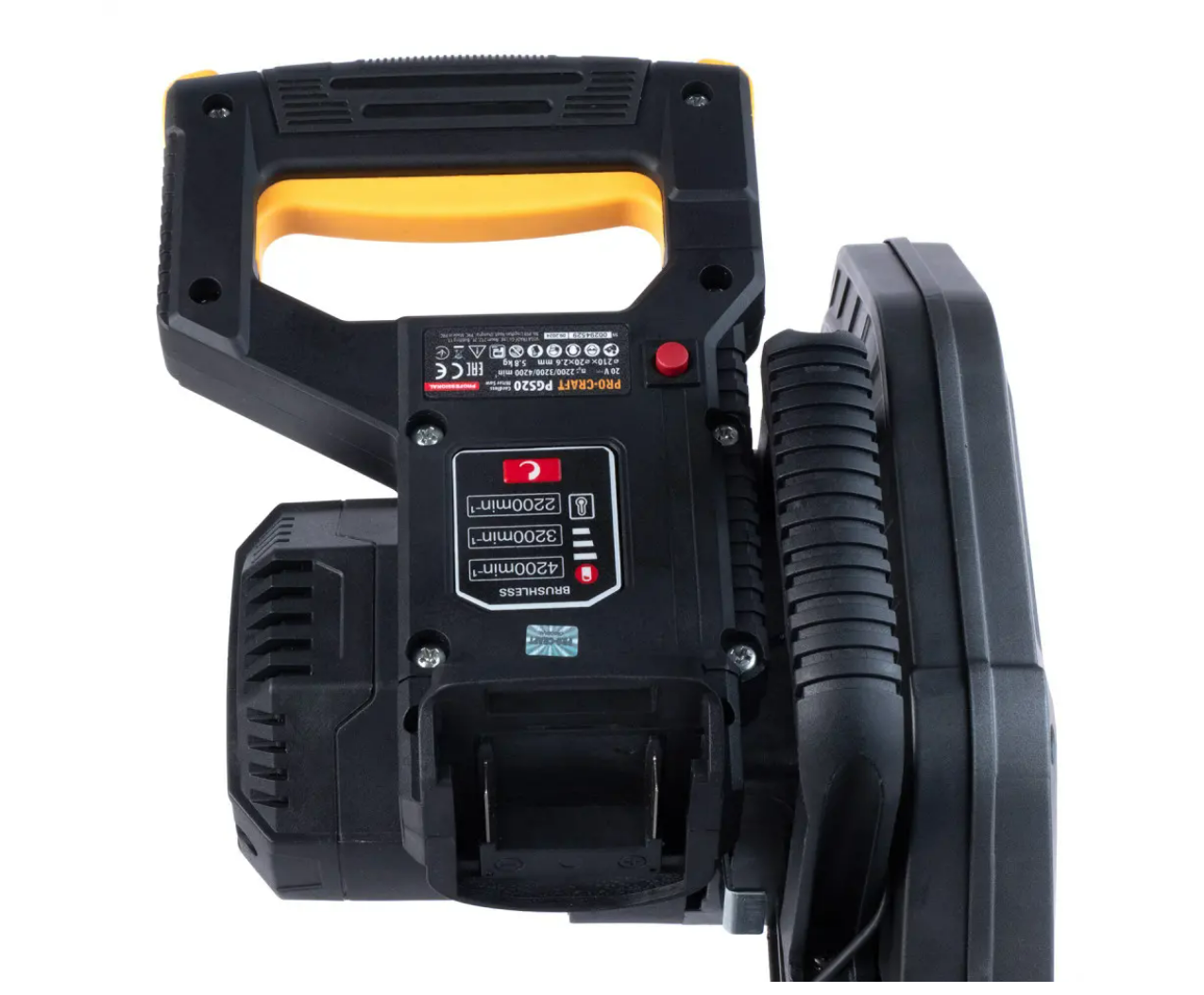 Торцювальна пила акумуляторна Procraft PGS20 без акумулятора та зарядного (2503630455) - фото 6 Торцювальна пила акумуляторна Procraft PGS20 без акумулятора та зарядного (2503630455) - фото 6