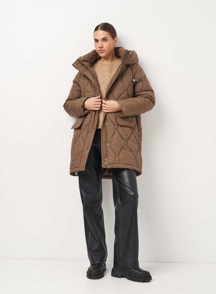 Пальто женское Lusskiri 9620x701 3XL Коричневый (192897-3) - фото 3