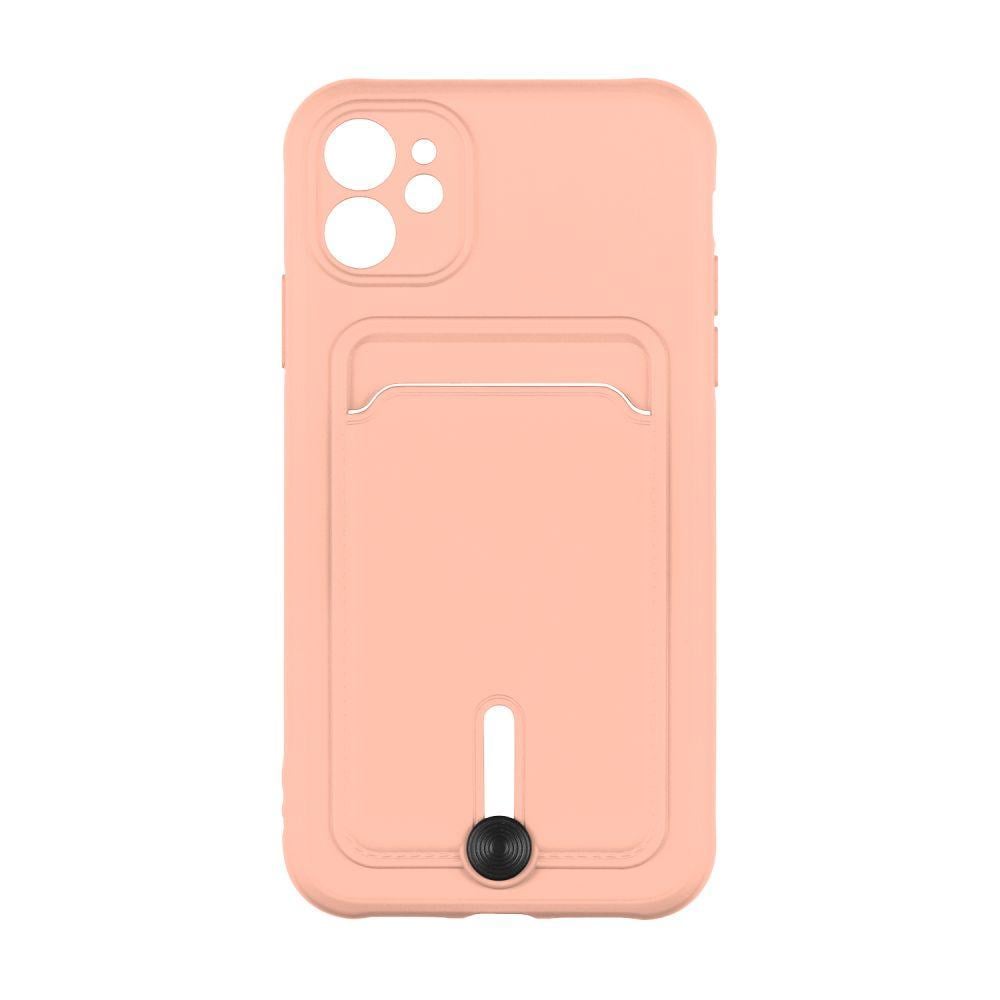 Чохол Epik Colorfull Pocket Card з кишенею для iPhone 11 Pink Sand