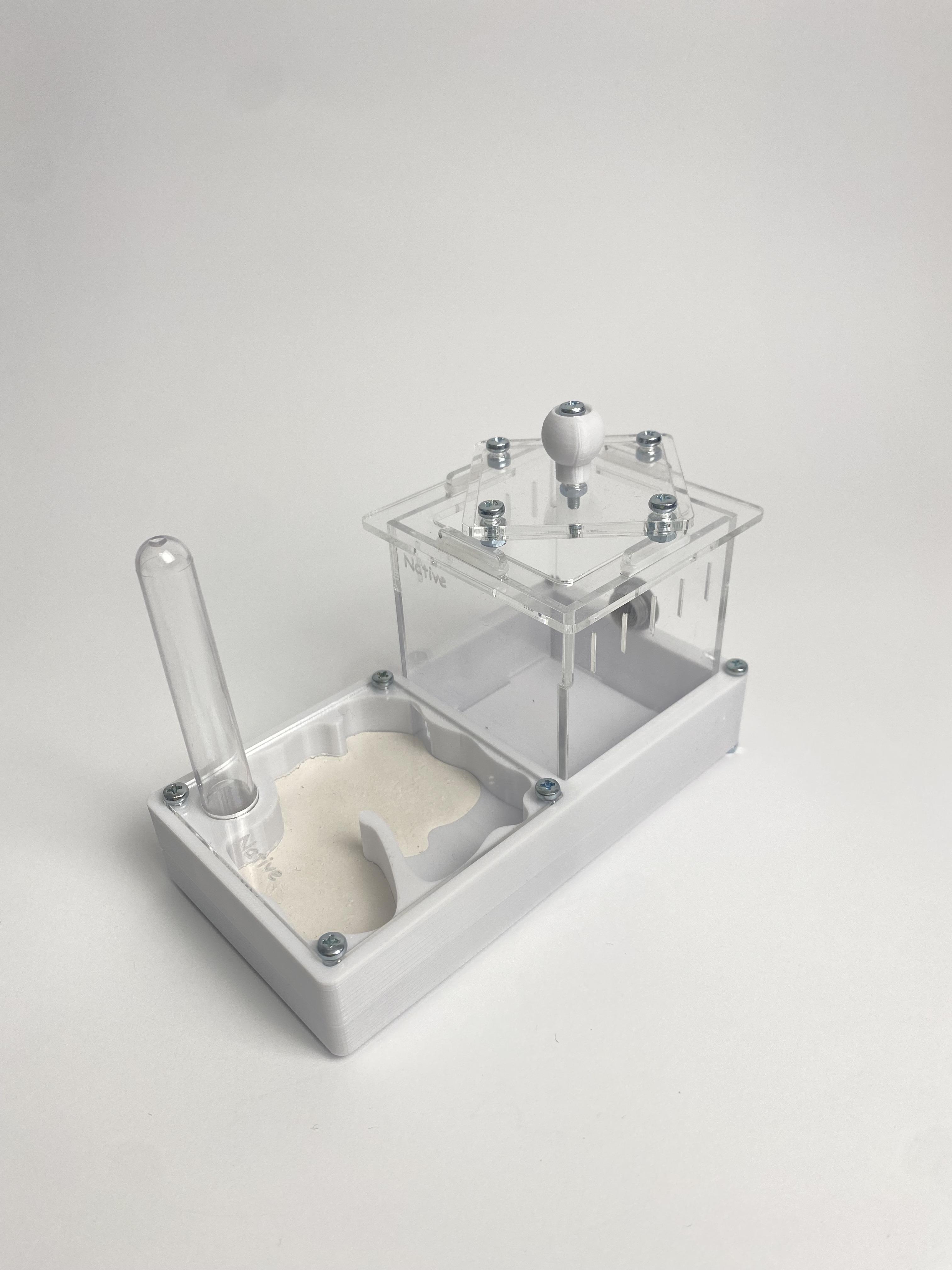 Муравьиная ферма з ареною Формикарий "Мини" 7х14 см Белый (2530911125)