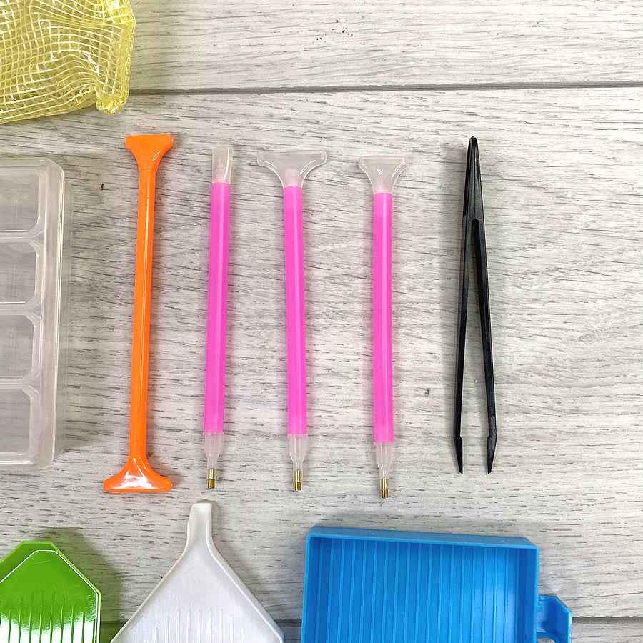 Набор инструментов для работы с алмазной мозаикой 20 пр. (6364) - фото 6