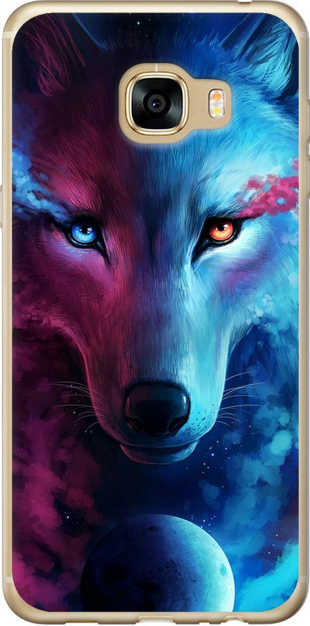 Чехол на Samsung Galaxy C5 C5000 Арт-волк (3999u-301-42517)