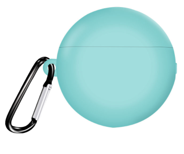 Чохол-накладка DK Silicone Candy Friendly з карабіном для Huawei FreeBuds 3 Mint green