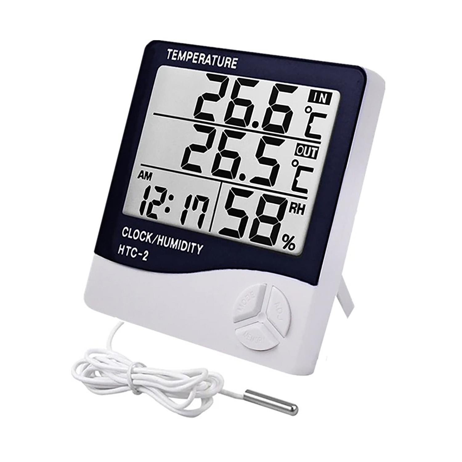 Термометр цифровой с часами с выносным датчиком для инкубатора 1,5 м (87297)