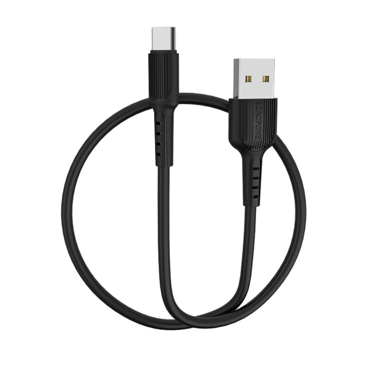 Кабель Borofone BX16CB Easy USB - USB Type-C 1 м Black (10441372) Кабель Borofone BX16CB Easy USB - USB Type-C 1 м Black (10441372)