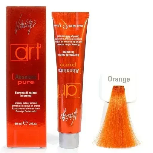 Крем-краска для волос с масляным коктейлем Vitality’s Art Absolute Hair Color Cream Orange Оранжевый микстон 100 мл