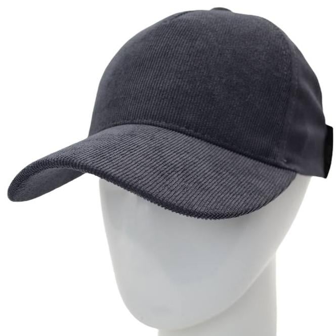 Кепка мужская из вельвета и коттона на регуляторе Alex BVTH25513 One size Темно-серый (232923)