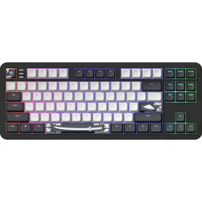 Клавиатура игровая механическая Dark Project ALU87 Bushido 87 клавиш G3MS Moonstone USB RGB Black/White (35226958)