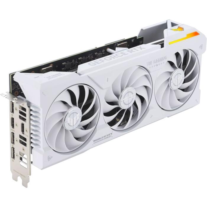 Відеокарта Asus TUF NVIDIA RTX 4070 Ti SUPER OC BTF 16 GB GDDR6X 2670 МГц PCIe 4,0 White (TUF-RTX4070TIS-O16G-BTF-White) - фото 6