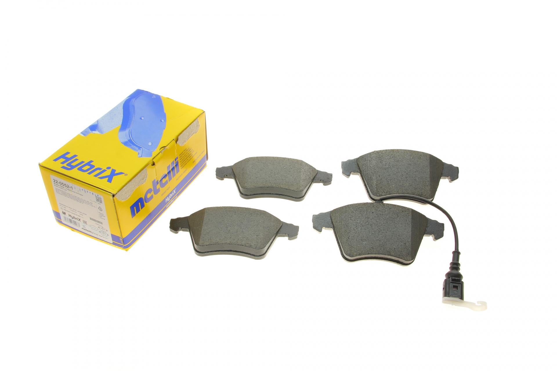 Колодки тормозные передние METELLI 22-0552-1 VW T5 03-с датчиком