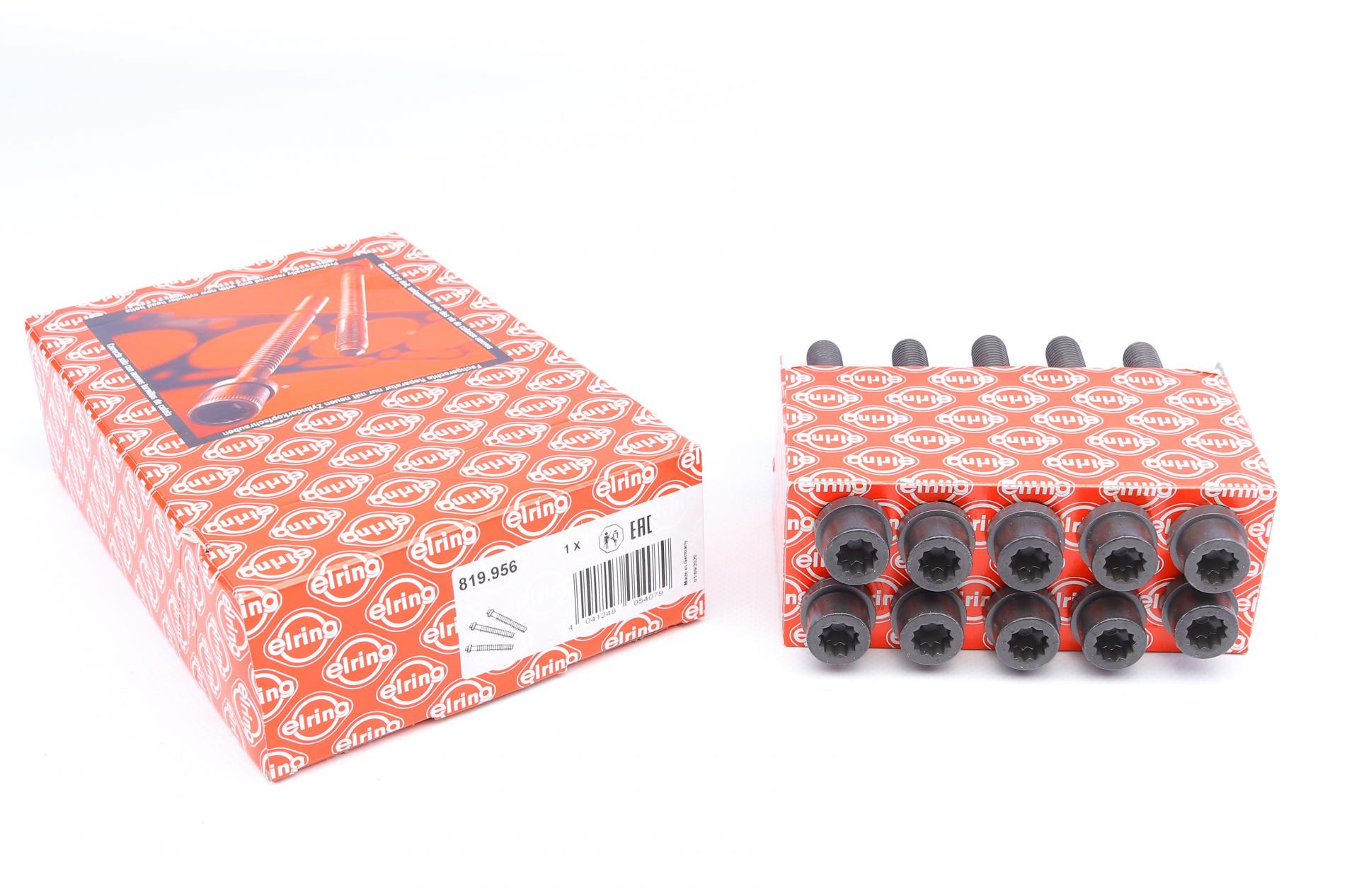 Болты головки ELRING 10 шт. Mercedes W124/W201 OM102 M12x1,75x119 (819,956)