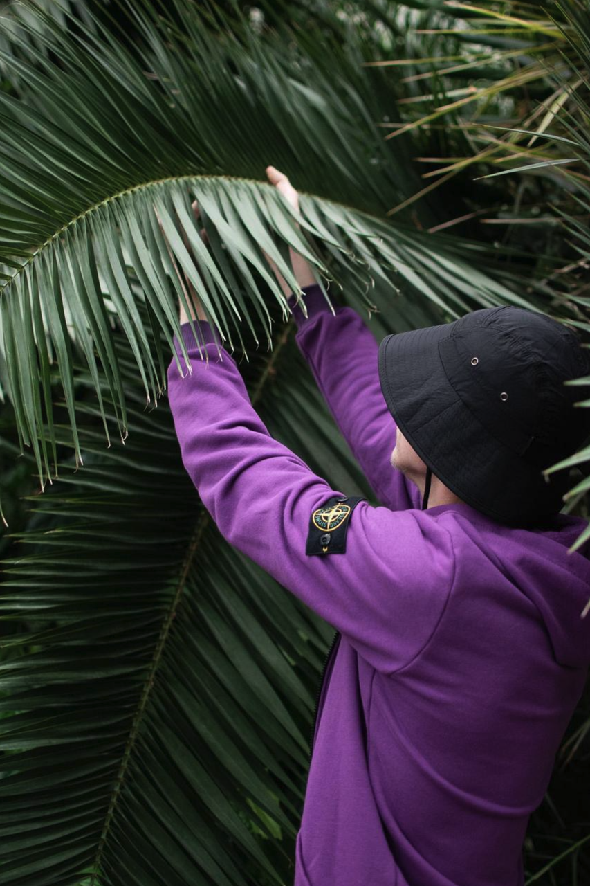 Худи Stone Island ZIP M Violet - фото 2