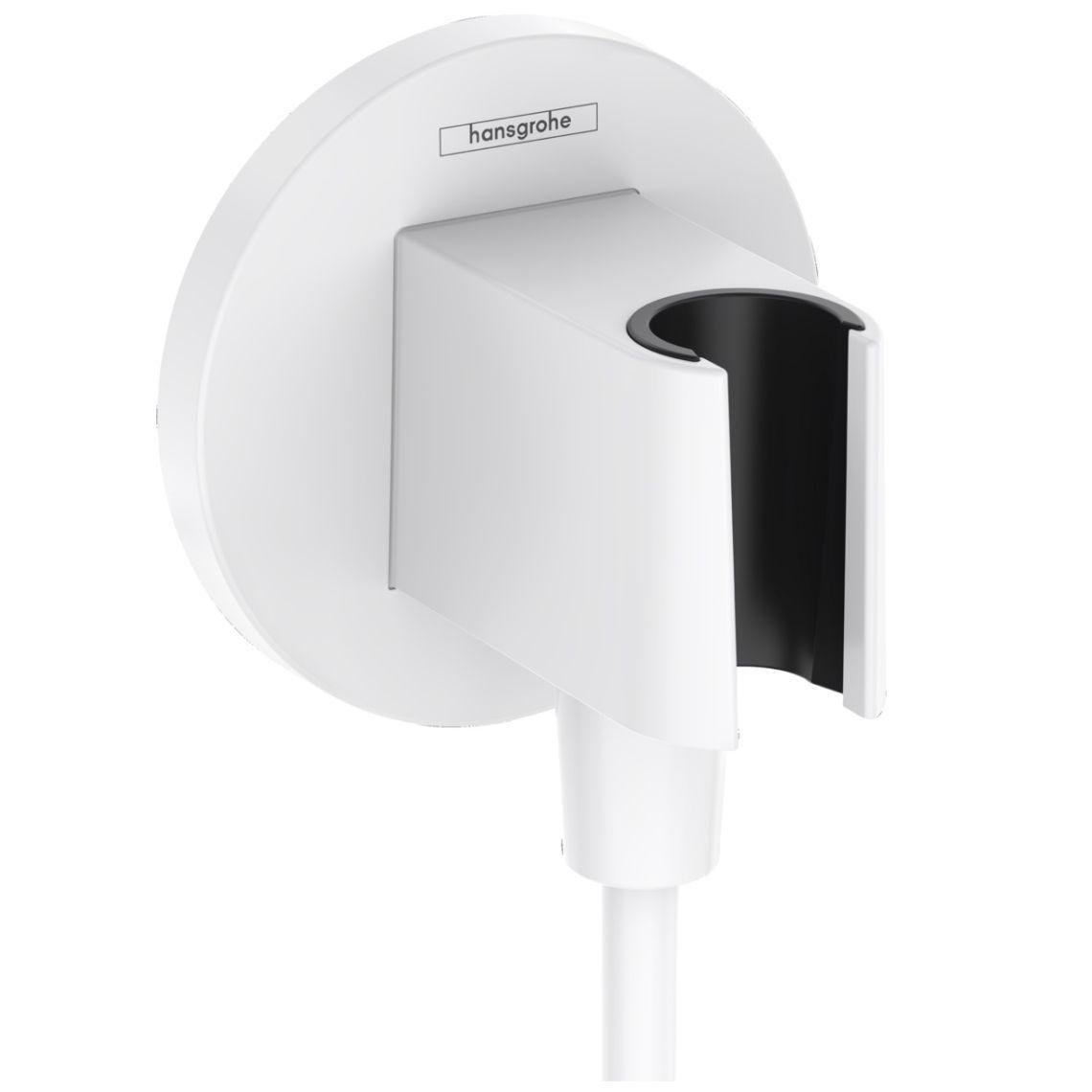 Шланговое подключение Hansgrohe FixFit Porter S с держателем Matt White (26888700)