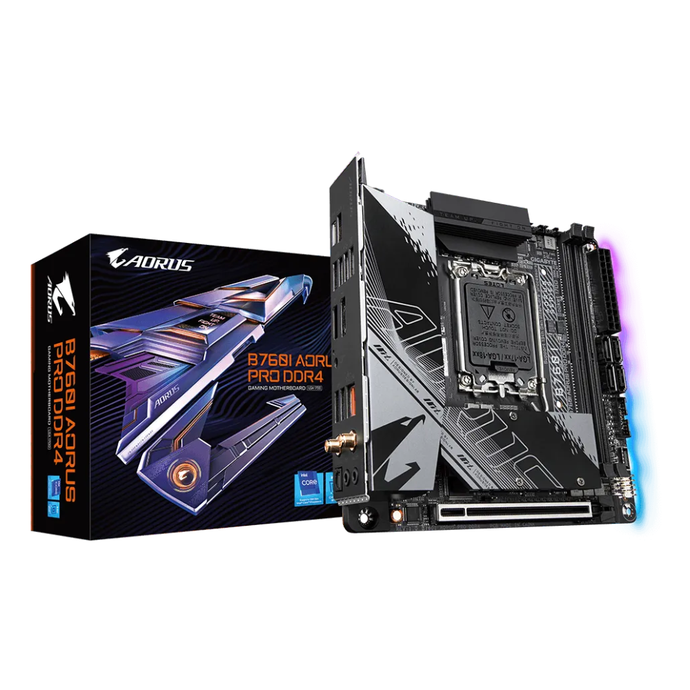 Материнська плата Gigabyte B760A Aorus PRO DDR4 Socket 1700/MiniITX/2хDDR4 DIMM (11401387) - фото 2