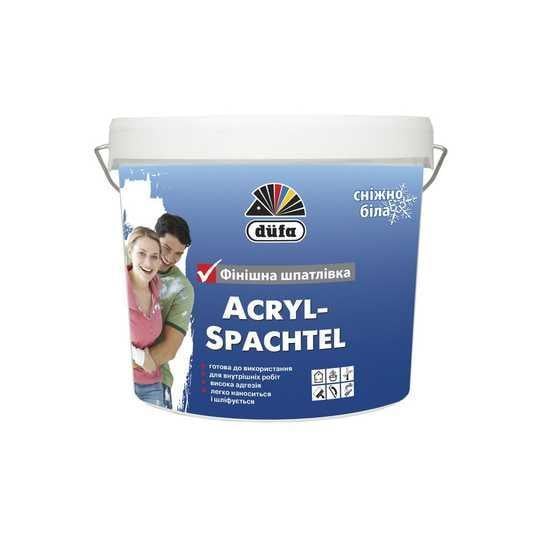 Шпаклівка фінішна готова до застосування Dufa Acryl Spachtel 3,5 кг (2669319643)