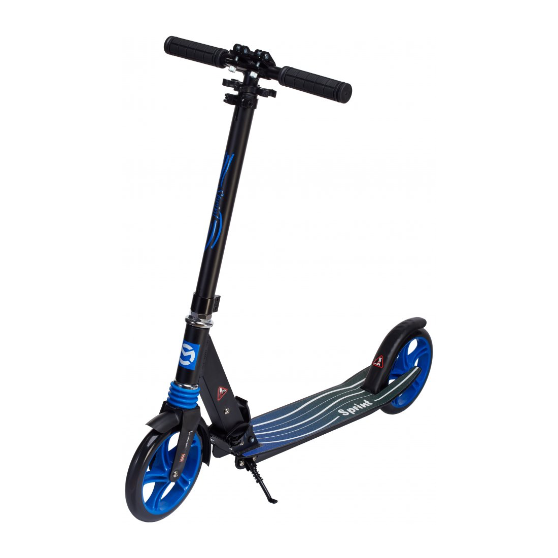 Самокат городской Maraton Sprint Mix Черный/Синий