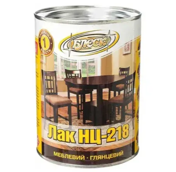 Лак мебельный Блеск НЦ-218Н глянцевый 8,3 кг (2766725137) Лак мебельный Блеск НЦ-218Н глянцевый 8,3 кг (2766725137)