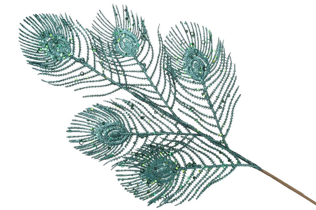 Декоративная ветка BonaDi Перья Павлина (839-137)