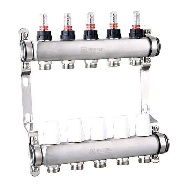 Коллектор Raftec Steel RC03-05 с расходомерами (55865)