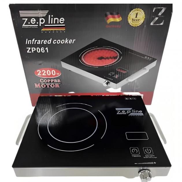 Настільна електроплита інфрачервона ZepLine ZP-061 одна конфорка 2200 Вт (ZP-061) - фото 4 Настільна електроплита інфрачервона ZepLine ZP-061 одна конфорка 2200 Вт (ZP-061) - фото 4