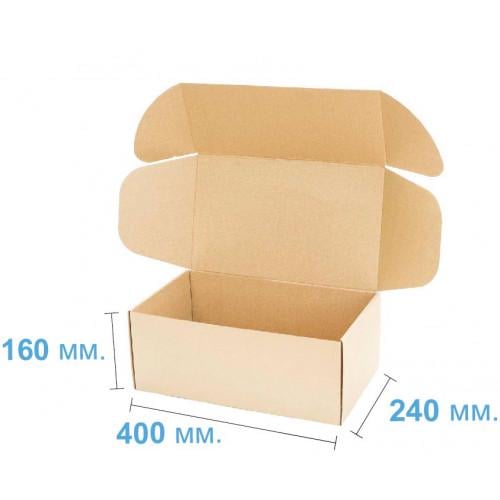 Коробка 400х240х160 Бурый (254) - фото 2 Коробка 400х240х160 Бурый (254) - фото 2