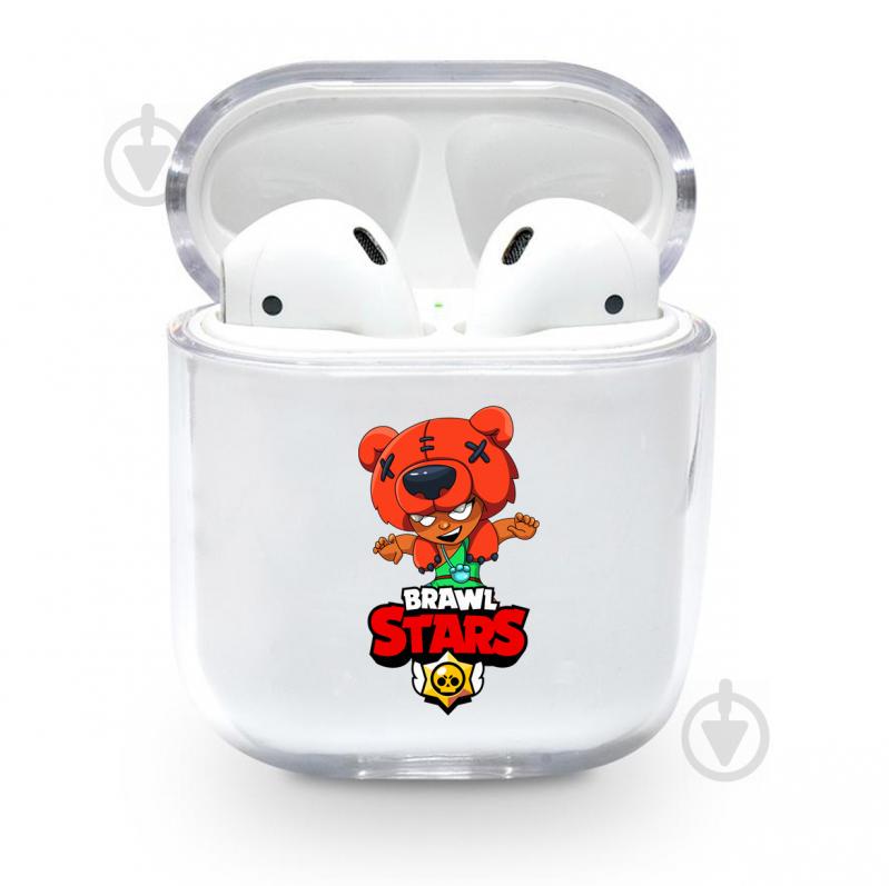 Прозорий силіконовий чохол Apple AirPods з малюнком - Nita/Brawls Stars (KAP1109)