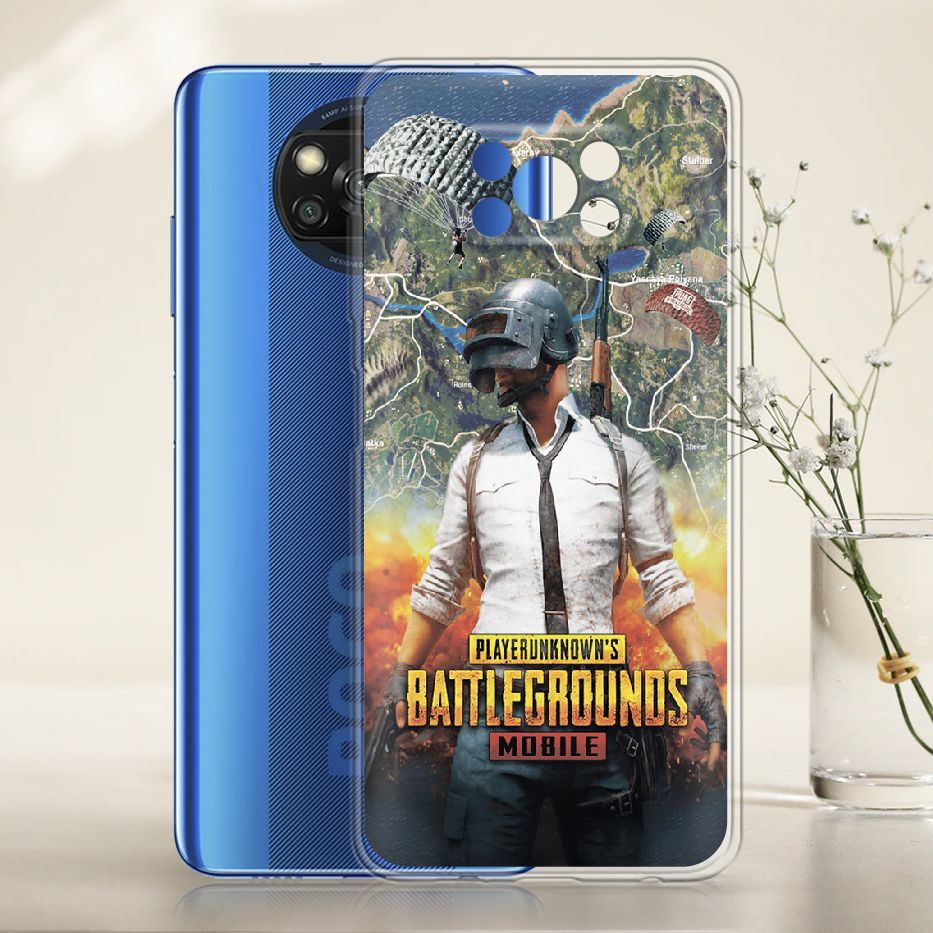 Чохол BoxFace Poco X3 PUBG Mobile Прозорий силікон (41288-up2309-41288) - фото 2