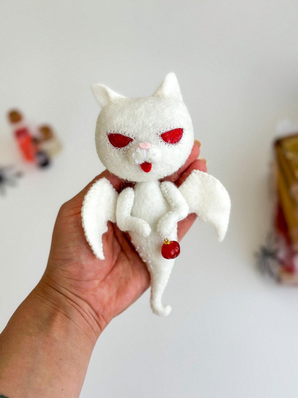 Игрушка Кот-призрак с тыквой (29528484) - фото 8 Игрушка Кот-призрак с тыквой (29528484) - фото 8