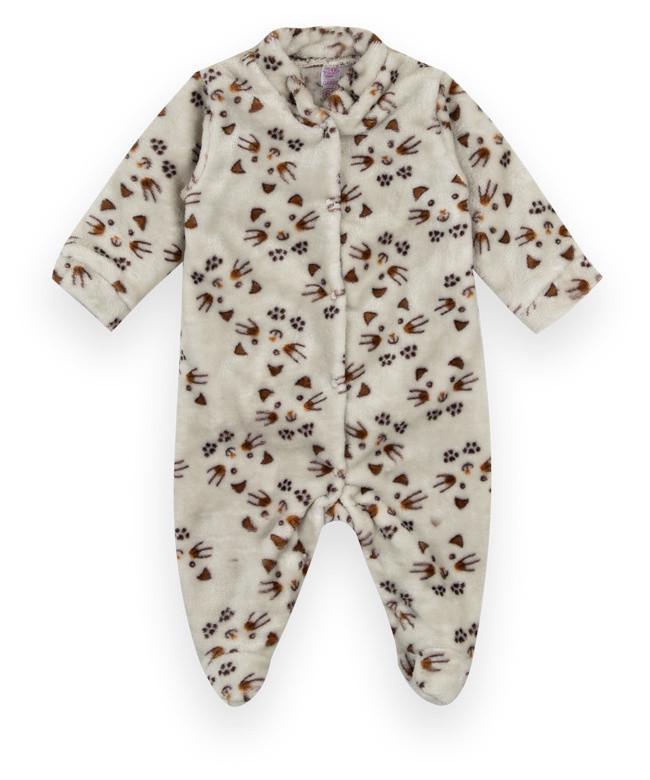 Комбинезон детский хлопковый для девочки Gabbi KB-21-32-3 Котенок 74 см Серый (13089) Комбинезон детский хлопковый для девочки Gabbi KB-21-32-3 Котенок 74 см Серый (13089)