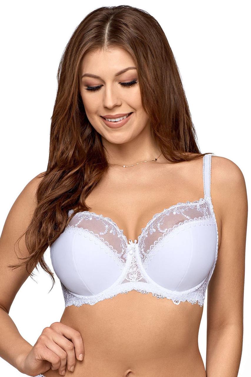 Бюстгалтер AVA 1030 Soft semi bialy на тонкому поролоні 75J Білий (1743616373)