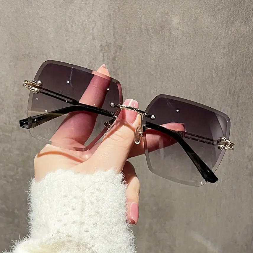 Очки солнцезащитные женские Серый с градиентом (СЗ055) - фото 6 Очки солнцезащитные женские Серый с градиентом (СЗ055) - фото 6