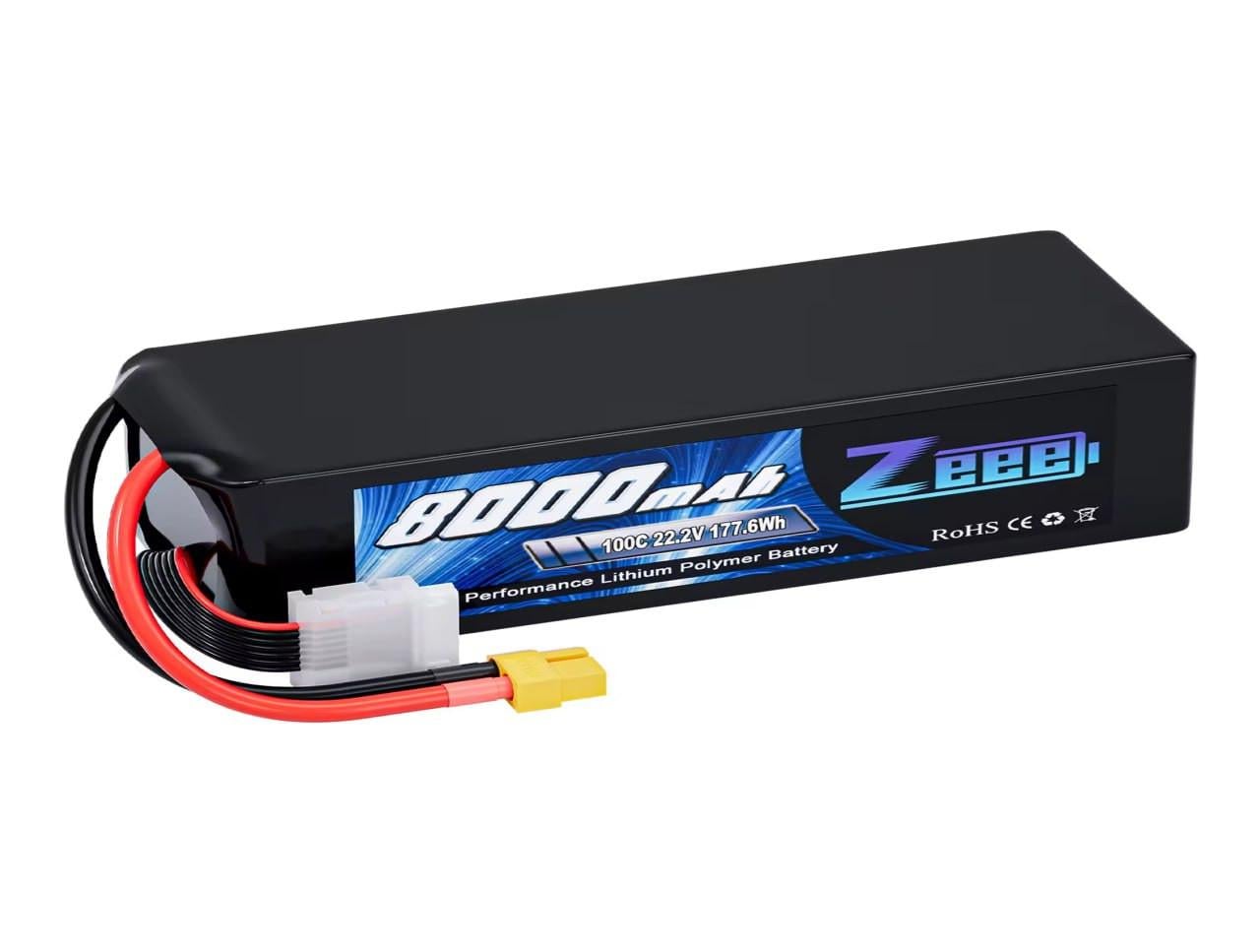 Аккумулятор Zeee 22,2V 100C 8000mAh 6S RC Lipo XT60 (2482733048)