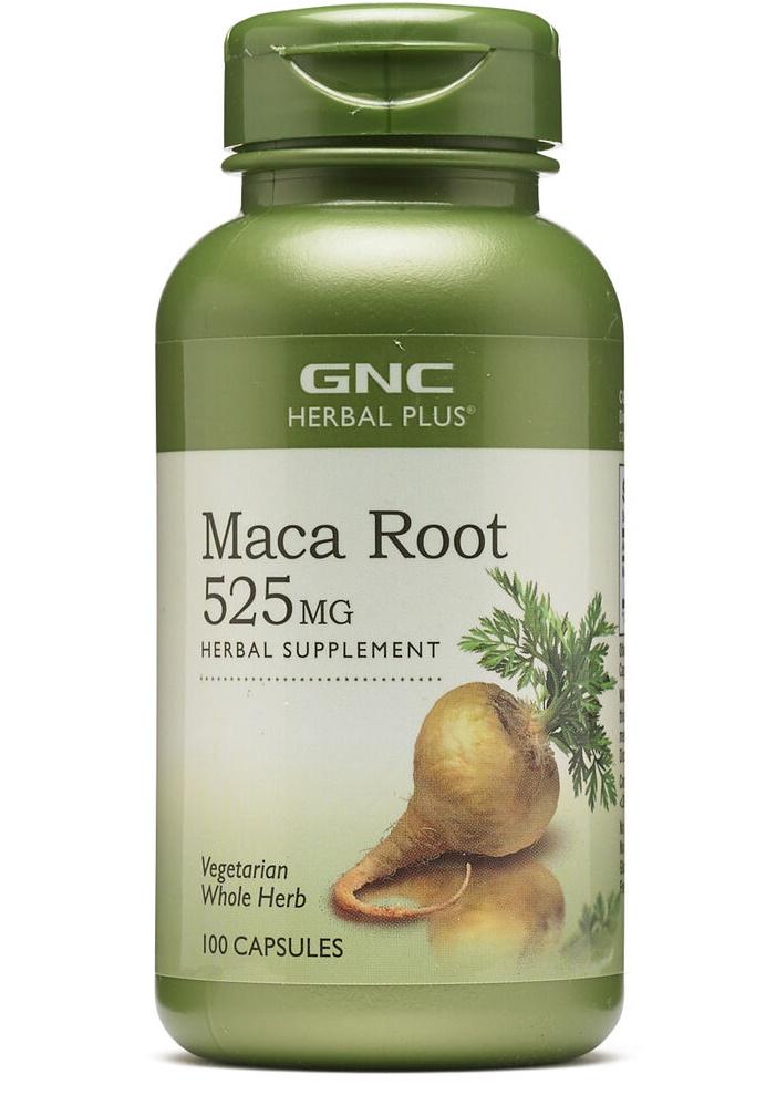 Мака GNC Herbal Plus Maca Root 525 mg 100 Caps