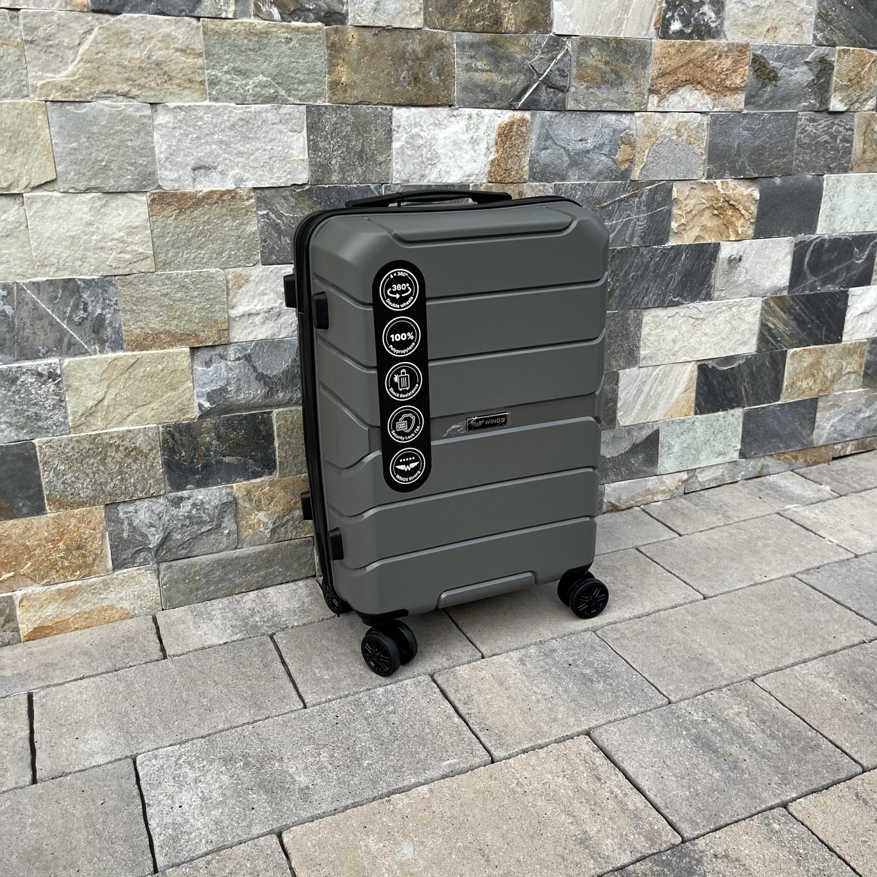 Валіза дорожня з поліпропілену Wings PP05 S Сірий (22630188) - фото 2 Валіза дорожня з поліпропілену Wings PP05 S Сірий (22630188) - фото 2