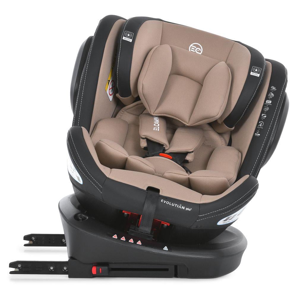 Автокрісло дитяче ME 1045 EVOLUTION 2 0-36 кг 360° ISOFIX/Top Tether з поворотом Чорно-бежевий (30330771) - фото 13 Автокрісло дитяче ME 1045 EVOLUTION 2 0-36 кг 360° ISOFIX/Top Tether з поворотом Чорно-бежевий (30330771) - фото 13