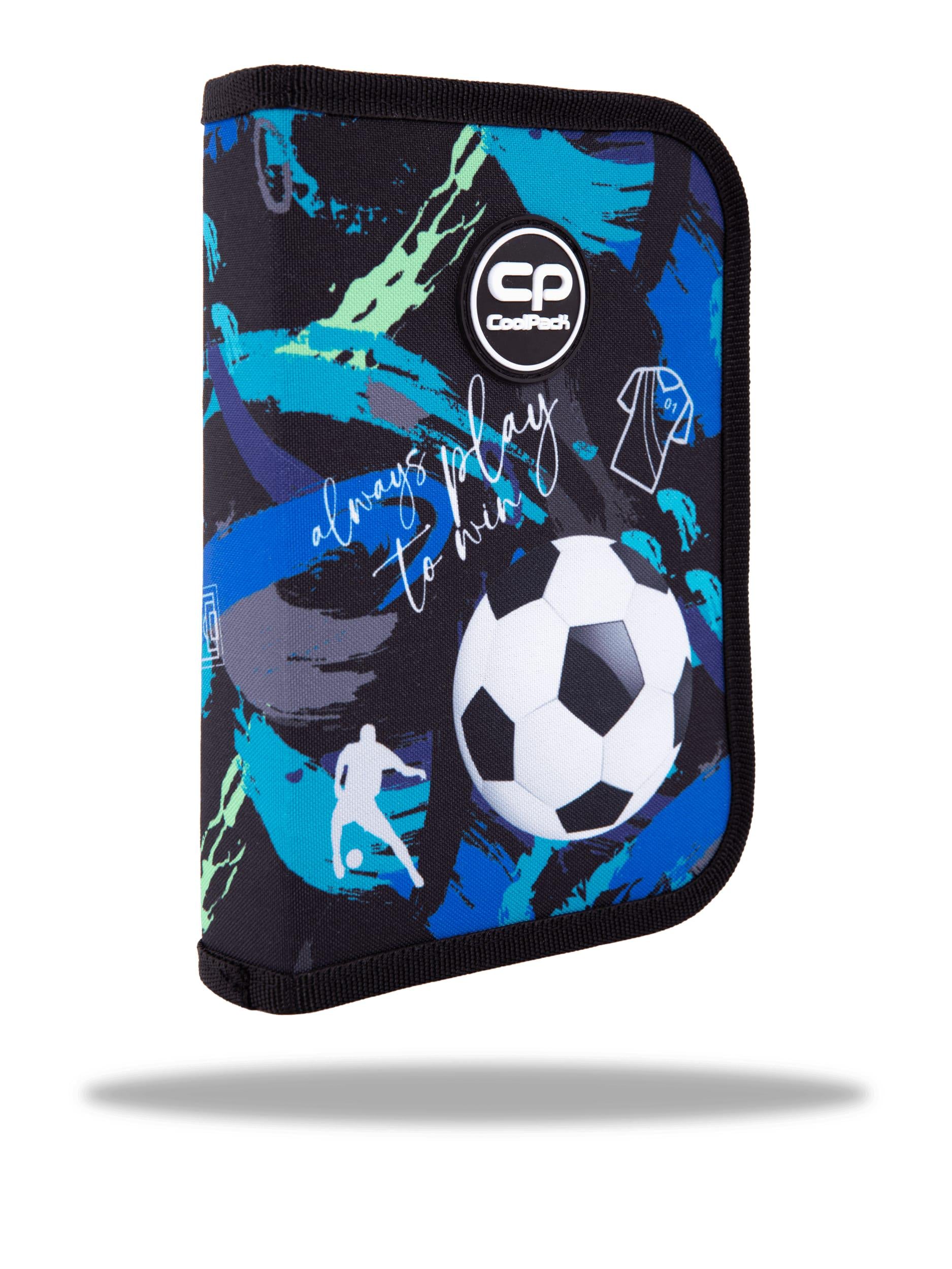 Пенал на молнии CoolPack CLIPPER FOOTBALL Navy (F076967)