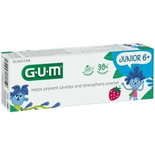 Набор Gum Junior Ополаскиватель 300 мл/Зубная паста 50 мл от 6 лет - фото 2