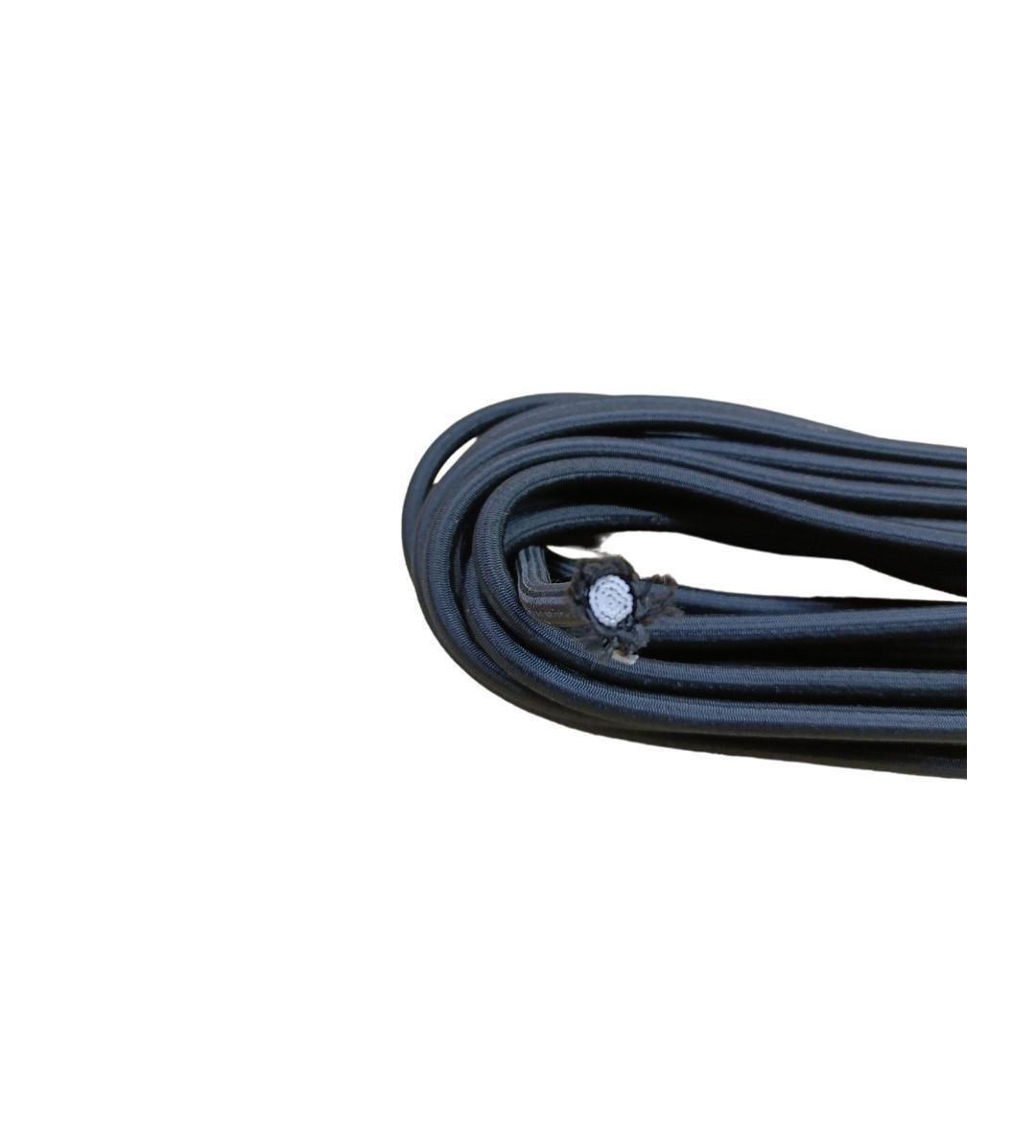 Гума метражна кольорова плетена 1 м 6 мм