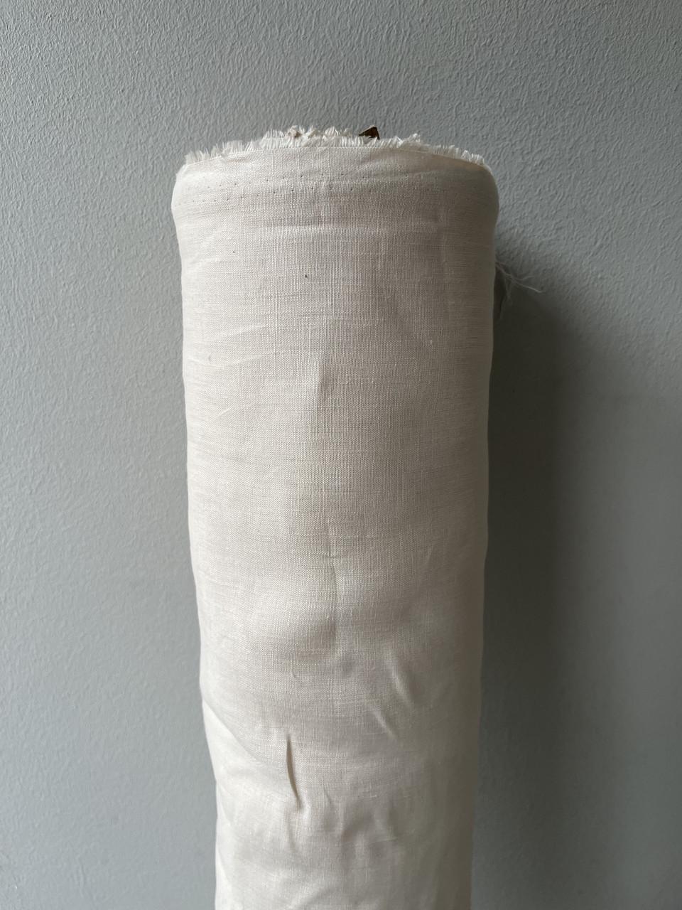 Ткань LINEN PLUS 100% лен 143 см 992 Молочный