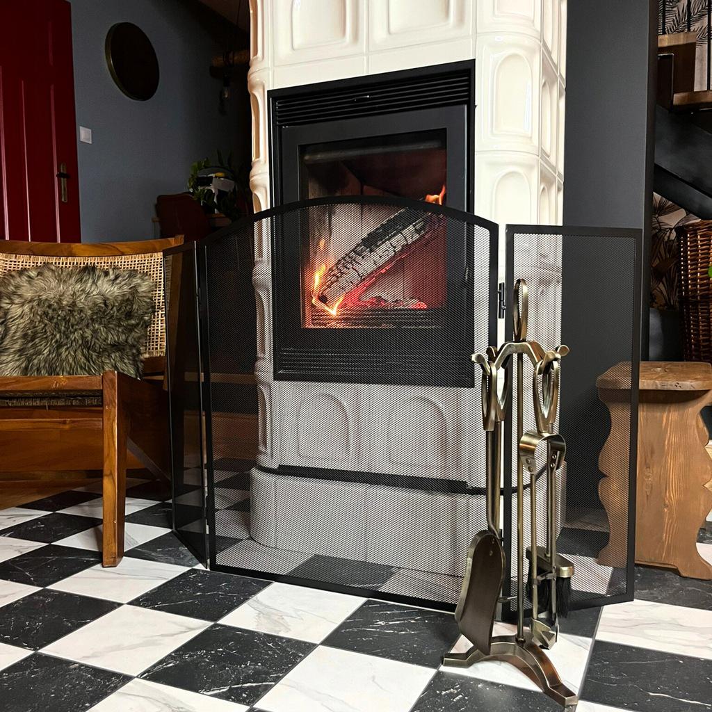 Набор каминный HAGE 5в1 нержавеющая сталь Gold (29219219) - фото 8 Набор каминный HAGE 5в1 нержавеющая сталь Gold (29219219) - фото 8