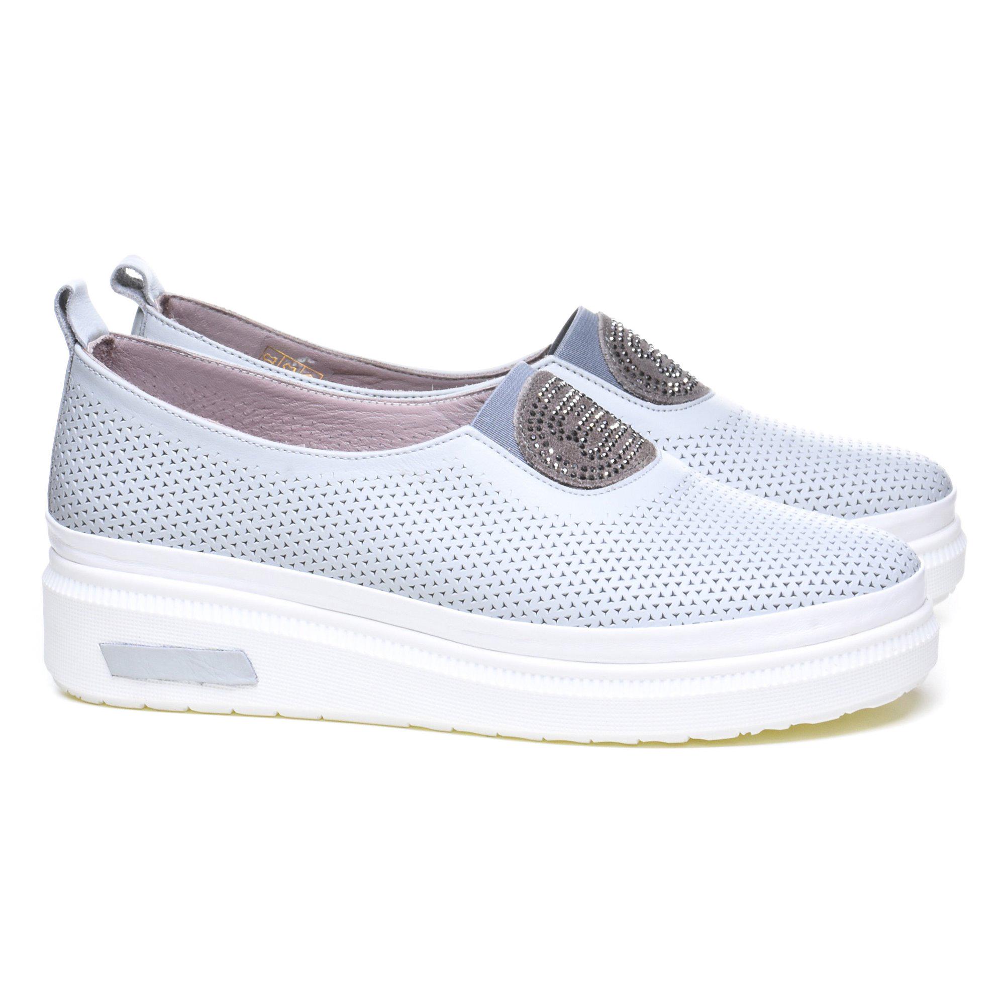 Слипоны женские Nod Trend р. 36 Серый (089280-36) - фото 4