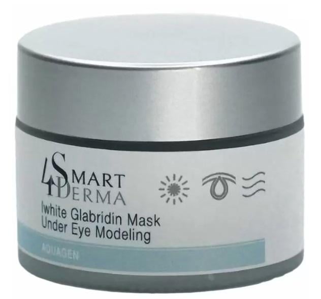 Маска дренажна освітлювальна для переорбітальної зони Smart4Derma iwhite glabridin mask under eye modeling 50 мл (14892742)