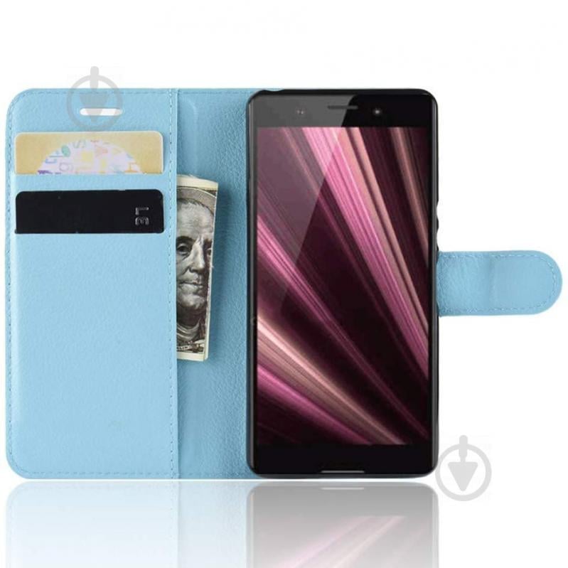 Чехол-книжка Litchie Wallet для Sony Xperia Ace / XZ4 Compact Blue (hub_tiYW90546) - фото 4