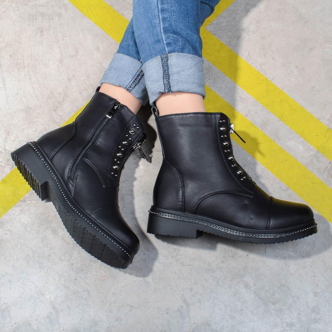 Ботинки женские зимние с декором 326181 р. 37 23,5 см