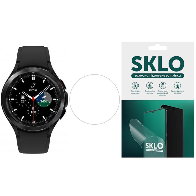 Плівка захисна гідрогелева SKLO для Samsung Galaxy Watch 4 42 мм 4 шт. Матовий (00000032975_2) Плівка захисна гідрогелева SKLO для Samsung Galaxy Watch 4 42 мм 4 шт. Матовий (00000032975_2)
