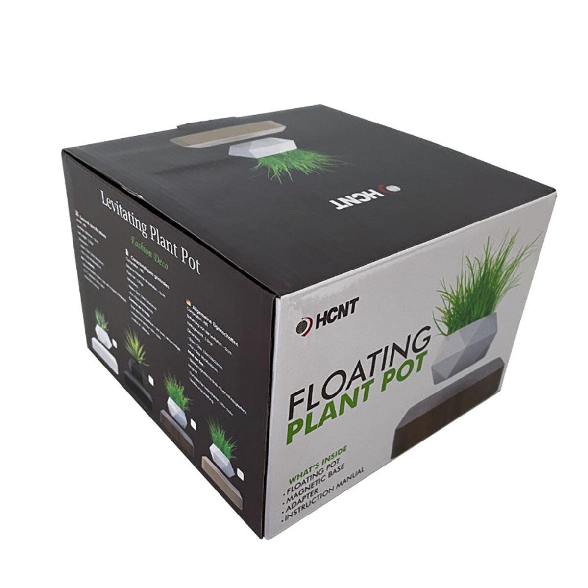 Горщик для рослин магнітний левітуючий HCNT Magnetic Levitating Pot M10-GW4 ABS Black (SIM10-GW4) - фото 2 Горщик для рослин магнітний левітуючий HCNT Magnetic Levitating Pot M10-GW4 ABS Black (SIM10-GW4) - фото 2