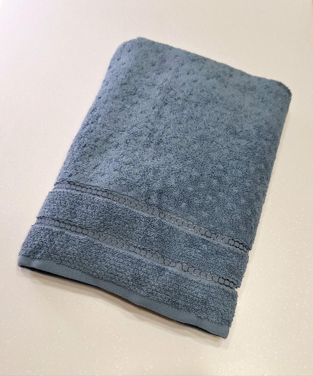 Полотенце для лица махровое Cestepe Micro Delux 50x90 см Джинсовый (782)