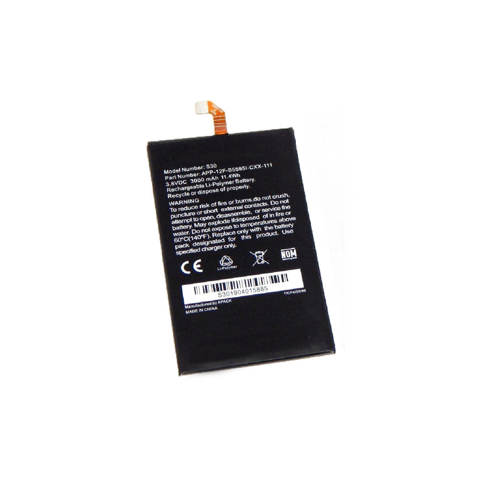 Аккумулятор для Caterpillar CAT S30 APP-12F-B5595I-CXX-111 3000 mAh 3,8V